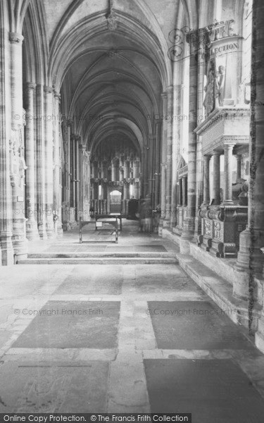 Photo of Ely, Cathedral, South Choir Aisle c.1965