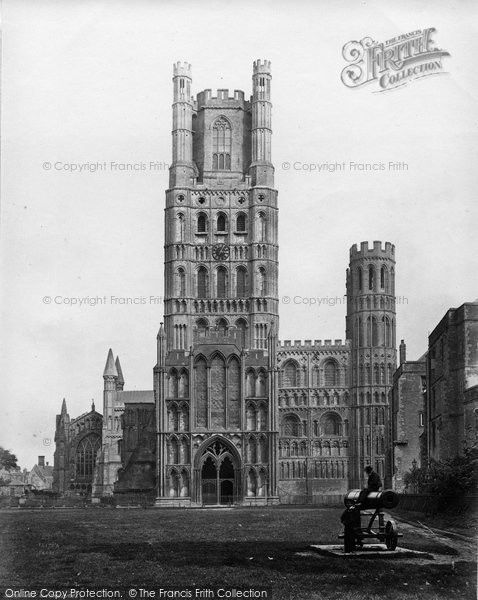 Photo of Ely, Cathedral West Front c.1862