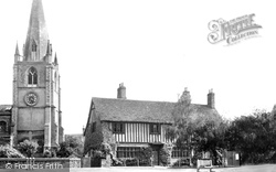 Cromwell House And St Mary's Church c.1955, Ely