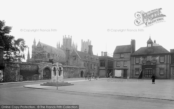 Photo of Ely, Market Place 1925