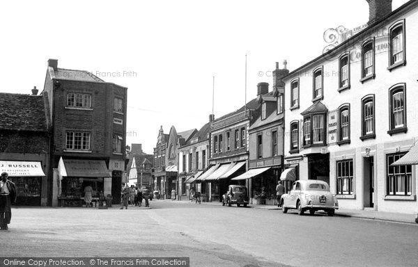 Photo of Ely, Market Place c.1955