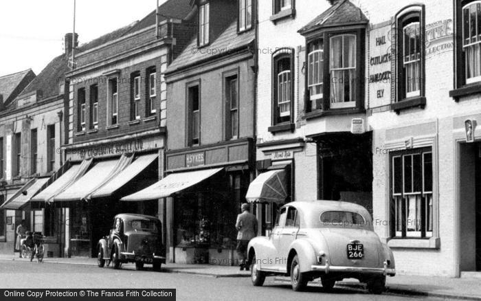 Photo of Ely, Market Place c.1955