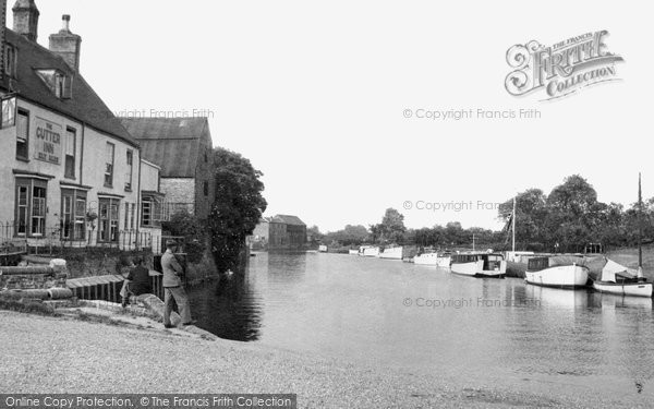 Photo of Ely, River Ouse and the Cutter Inn c1955