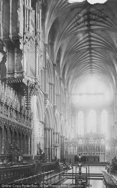 Photo of Ely, The Cathedral, Choir East 1891