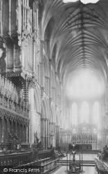 The Cathedral, Choir East 1891, Ely