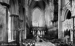 The Cathedral Choir Looking West 1891, Ely