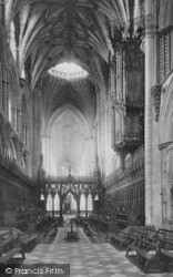 The Cathedral, Choir West 1891, Ely