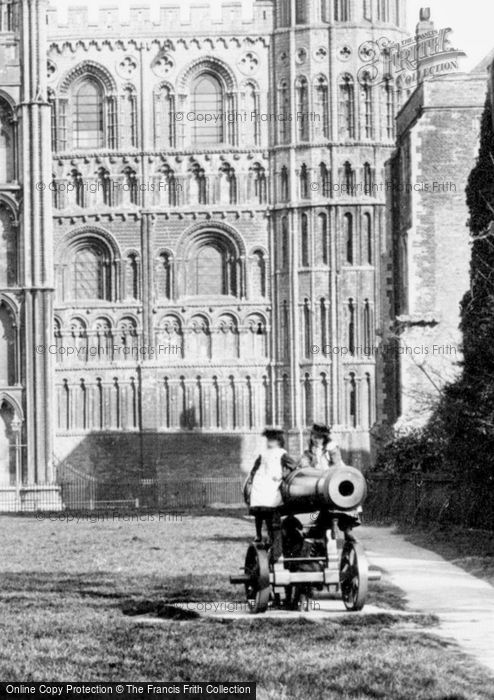 Photo of Ely, The Cathedral, Firing Russian Cannon 1898