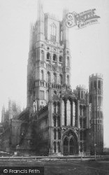 The Cathedral  From North West 1891, Ely
