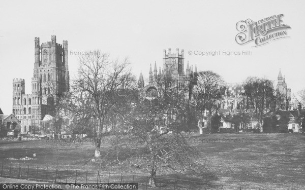Photo of Ely, The Cathedral From Park 1891
