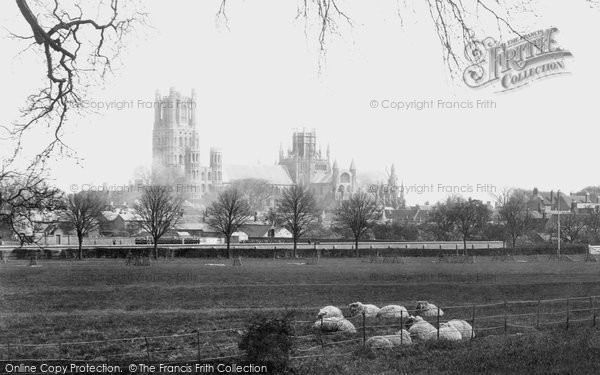 Photo of Ely, The Cathedral From The Meadows 1898
