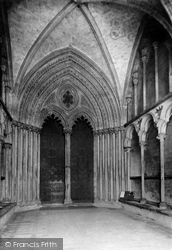 The Cathedral, Inner West Porch 1891, Ely