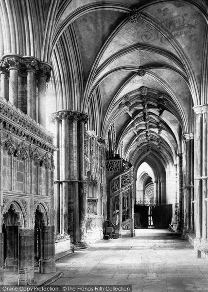 Photo of Ely, The Cathedral, North Choir Aisle 1891