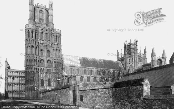 Photo of Ely, The Cathedral, South Side And Lantern 1891