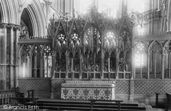 The Cathedral, The Reredos 1898, Ely