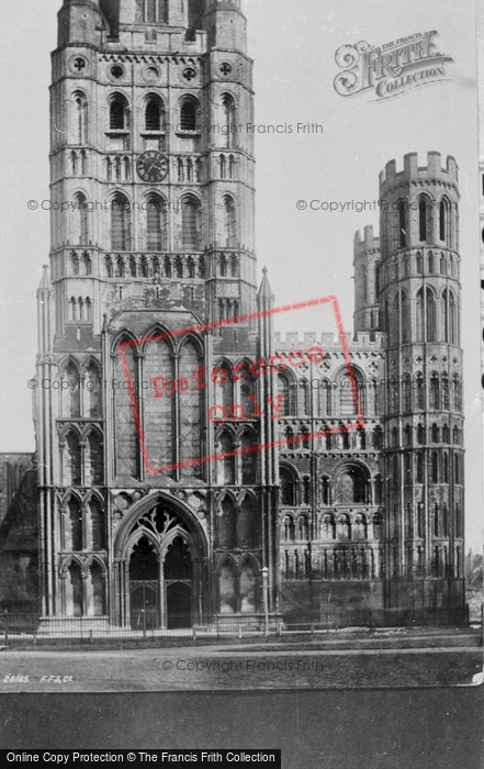 Photo of Ely, The Cathedral, West Front 1891