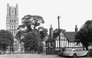 The Cathedral, West Front c.1955, Ely