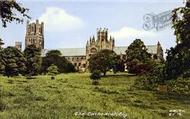 The Cathedral, West Front c.1955, Ely