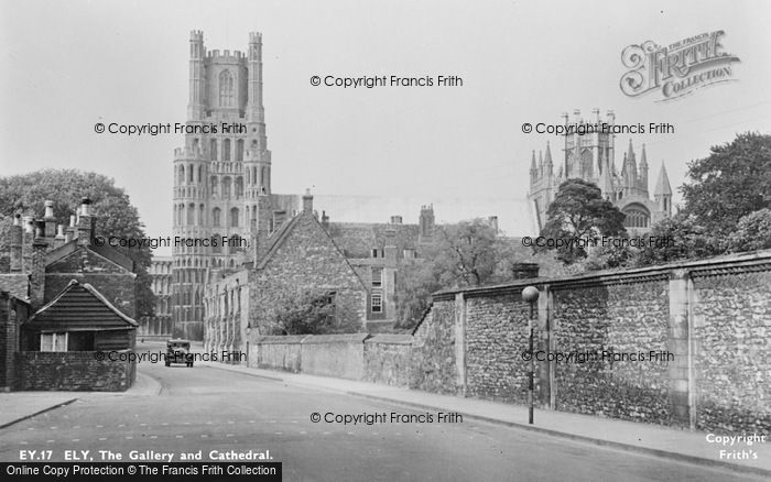 Photo of Ely, The Gallery And Cathedral c.1955