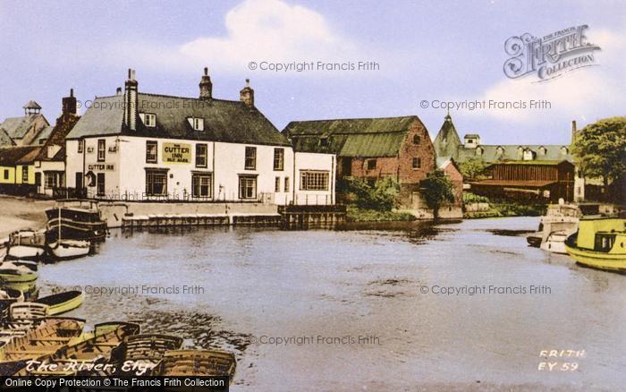 Photo of Ely, The River Ouse And Cutter Inn c.1960