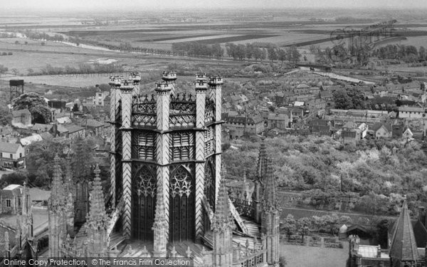 Photo of Ely, The View From The West Tower c.1955