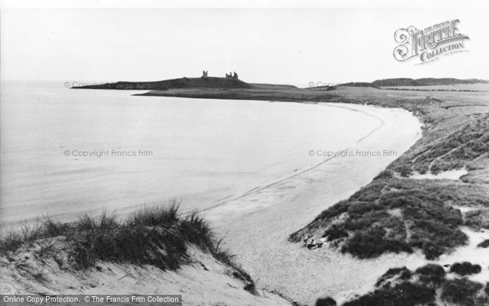 Photo of Embleton, The Beach And Dunstanburgh Castle c.1960