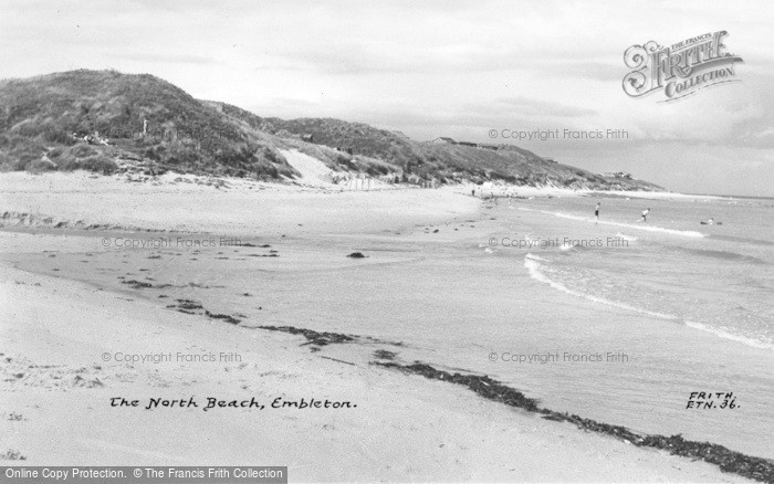 Photo of Embleton, The North Beach c.1960