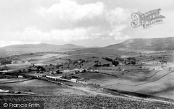 View From Skipton Rock Quarry c.1930, Embsay