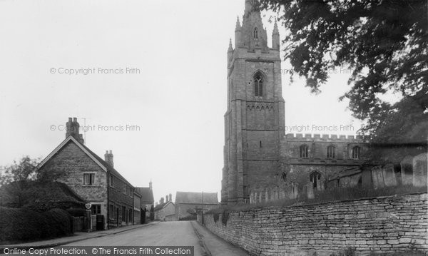 Photo of Empingham, St Peter's Church And Church Street c.1960