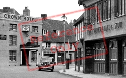 Crown Hotel And Ye Town Brewery c.1955, Emsworth