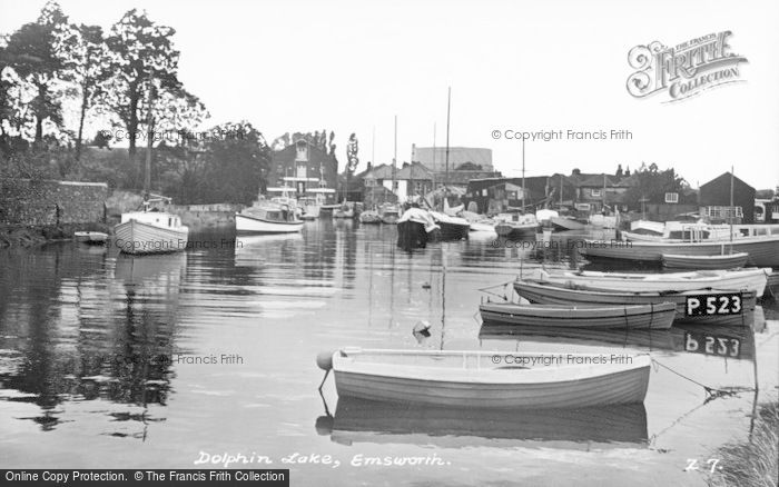 Photo of Emsworth, Dolphin Lake c.1960