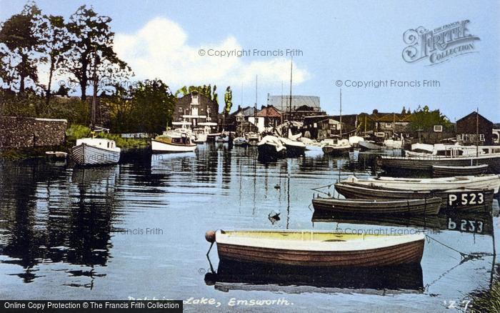 Photo of Emsworth, Dolphin Lake c.1960