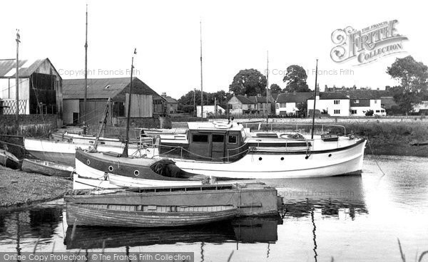 Photo of Emsworth, Dolphin Quay c.1955