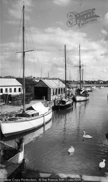 Photo of Emsworth, Dolphin Quay c.1955