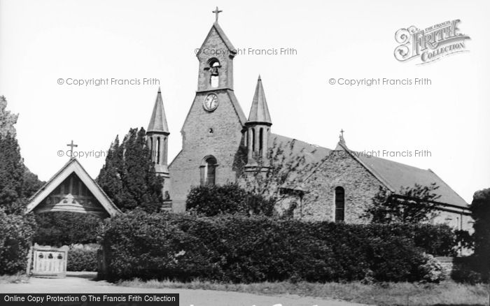 Photo of Emsworth, St James Church And Lychgate c.1955