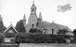 St James Church And Lychgate c.1955, Emsworth