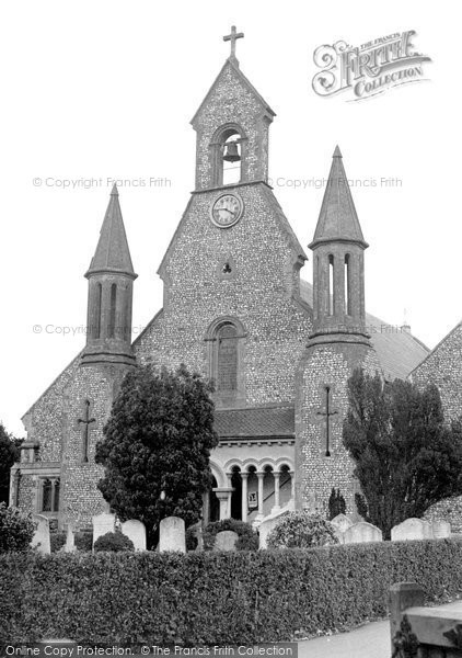 Photo of Emsworth, St James' Church c.1955