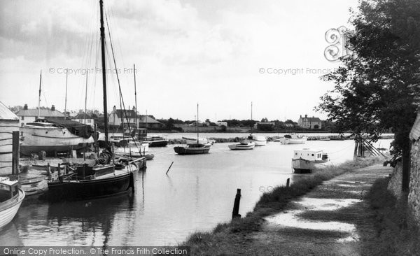 Photo of Emsworth, The Harbour c.1955