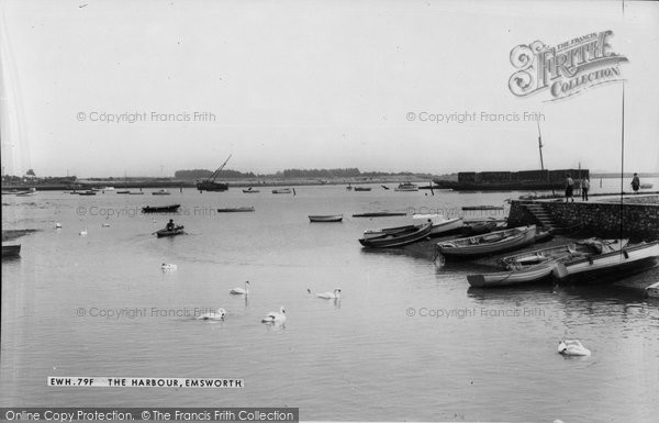 Photo of Emsworth, The Harbour c.1960