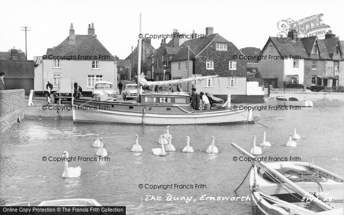 Photo of Emsworth, The Quay c.1955