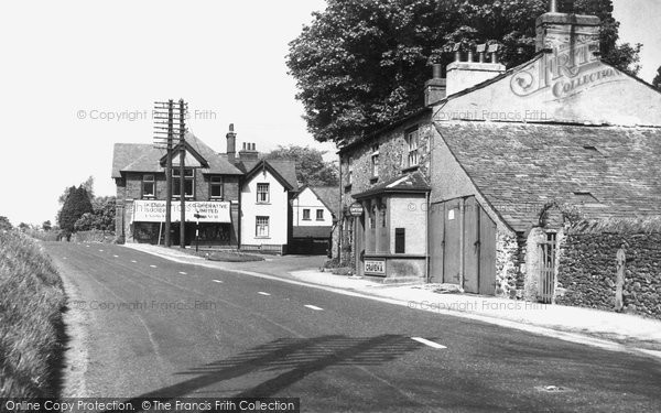 Photo of Endmoor, Post Office And Main Road c.1955