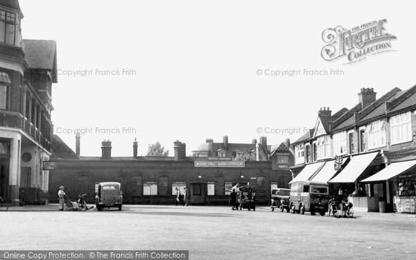 Photo of Enfield, Bush Hill Station, St Mark's Road c.1955