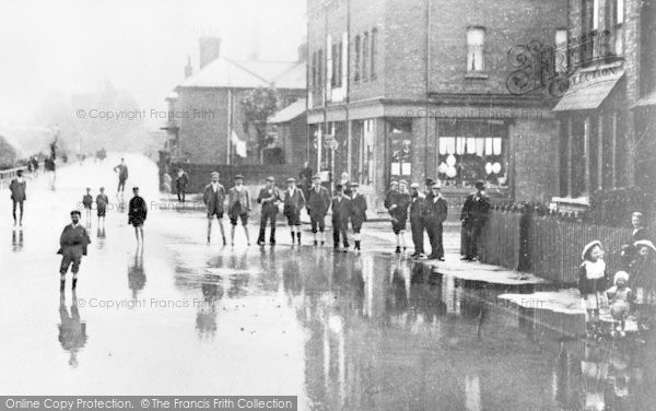 Photo of Enfield, Floods In Ordnance Road 1903
