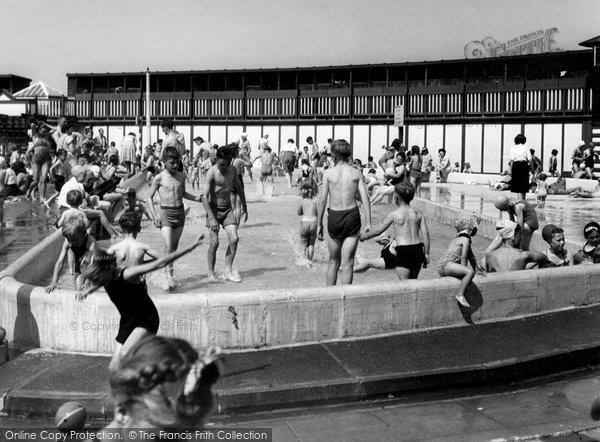 Photo of Enfield, The Children's Pool c.1955