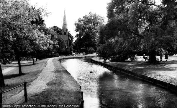 Photo of Enfield, The New River c.1965