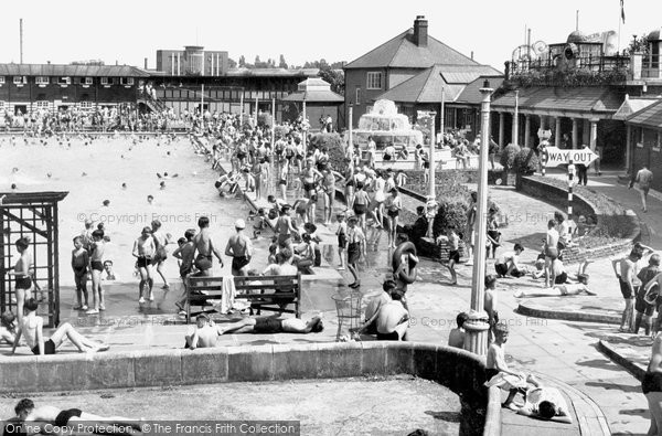 Photo of Enfield, the Open Air Swimming Pool c1955