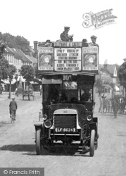 Bus In The High Street 1921, Epping