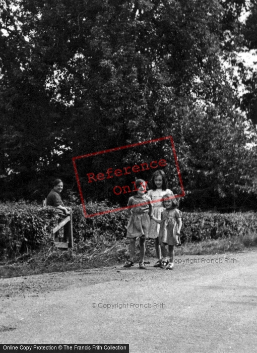 Photo of Epping, Girls Walking In Bury Lane c.1955