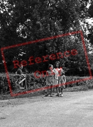 Girls Walking In Bury Lane c.1955, Epping