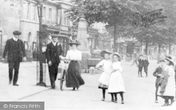 High Street, The Drinking Fountain c.1900, Epping